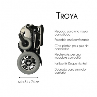 Modèle Troya photo pliée