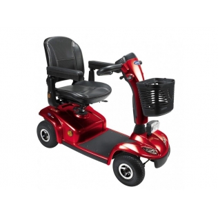 Scooter LEO | 4 ruedas neumáticas | Color Rojo