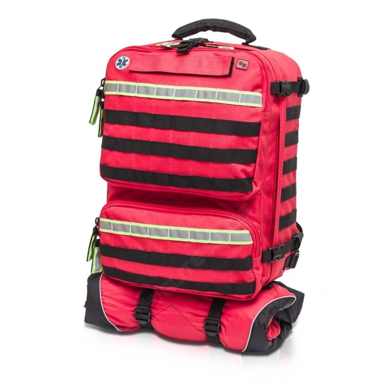Bolsa Sanitaria PARAMED'S, MOCHILA TACTICO SANITARIA RESCATE, ROJO