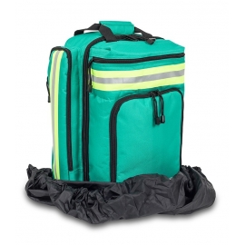 Mochila de emergencias rescate | Cubre-mochila de poliéster | Verde | EMS | Elite Bags