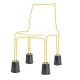 Elevadores cónicos para camas y sillas | 4 uds | 15x7x15 cm | Mobiclinic - Foto 2