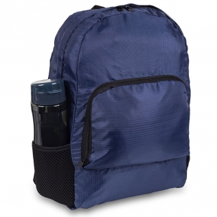 Mochila ripstop plegable | Ultraligera | Capacidad media | Con funda | Azul marino | EMS | Elite Bags