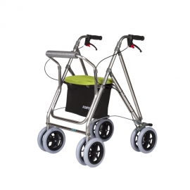 Andador con asiento | Aluminio | Pistacho | Kanguro Plus | FORTA