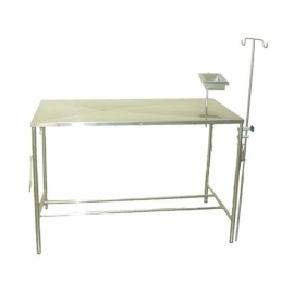 Mesa exploración veterinaria acero inoxidable