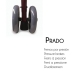 Andador plegable | Asiento y respaldo | Aluminio | Cesta | Para ancianos | Burdeos | Prado | Mobiclinic - Foto 7