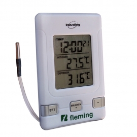 Termómetro ambiental digital de doble pantalla Max-Min | Fleming