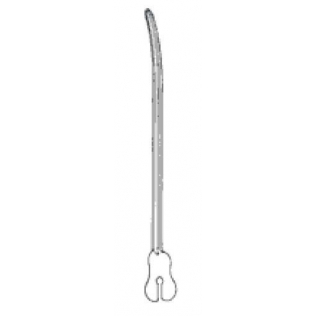 Doyen sonda acanalada curva 14,5 cm