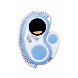 Detector de latidos fetales | Doppler fetal | Seguro | Transportable | Azul | Compacto y ligero | Con altavoz | Mobiclinic