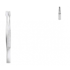 Kuehne pinza porta-laminillas 10,5cm recta