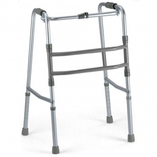 Andador sin ruedas | Deambulador | Plegable | Aluminio | Ligero | Invacare