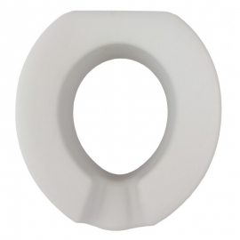 Elevador WC | Altura 11 cm| Blando | Sin tapa | Confortable | Fácil de limpiar | Estético | Suave | PVC | Resistente