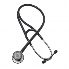 Fonendoscopio | Membrana bilateral | Doble campana | Sin látex | Acero inoxidable | Negro | Cardiophon | 4240-01 | Riester