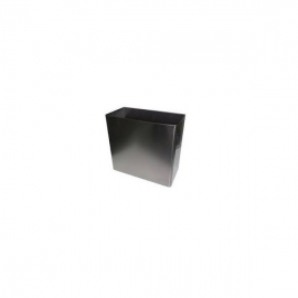 Papelera lateral acero inoxidable