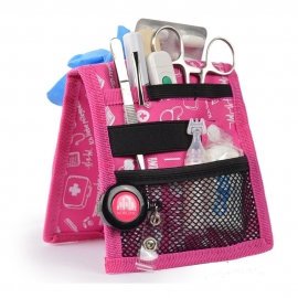 Salvabolsillos enfermera | Para bata o pijama | Estampados en rosa | Keen's de Mobiclinic | Elite Bags