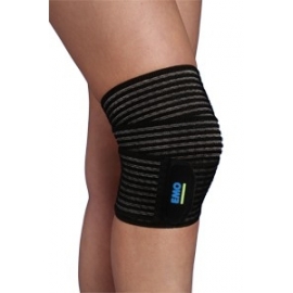 Vendaje elástico de rodilla con velcro | 110 cm | Talla única | STP110 | Emo