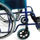 Silla de ruedas plegable | Ruedas grandes | Ligera | Ortopédica | Azul | Alcázar | Mobiclinic - Foto 2