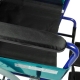 Silla de ruedas plegable | Ruedas grandes | Ligera | Ortopédica | Azul | Alcázar | Mobiclinic - Foto 3