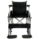 Silla de ruedas plegable | Autopropulsable | Ligera | Asiento de 44 cm | Negro | Valencia | Clinicalfy - Foto 1