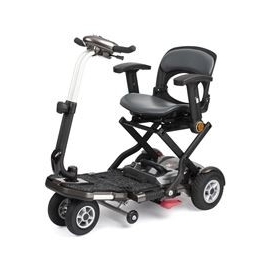 Scooter eléctrico | Compacto y plegable | Con reposabrazos y luz delantera | Brio PLUS | Apex