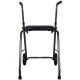 Andador plegable con dos ruedas y asiento | Regulable 75-95 cm - Foto 3