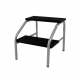Banquillo acero inoxidable | 2 tramos | Superficie goma antideslizante | Topes antideslizantes | Negro | Mobiclinic - Foto 1