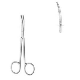 Metzenbaum tijeras R/R 14,5cm curva