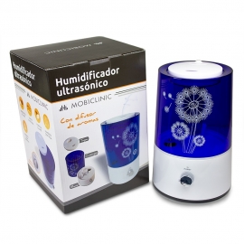 Humidificador ultrasónico | Capacidad 2,2l | Con difusor de aromas | Mobiclinic