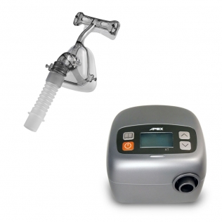 Equipo de apnea del sueño | Con máscara nasal y tubo