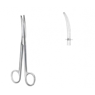 Mayo-Stile tijeras para cirugía curvas R/R