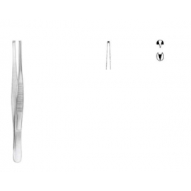Pinza de disección estándar 1:2 D recta