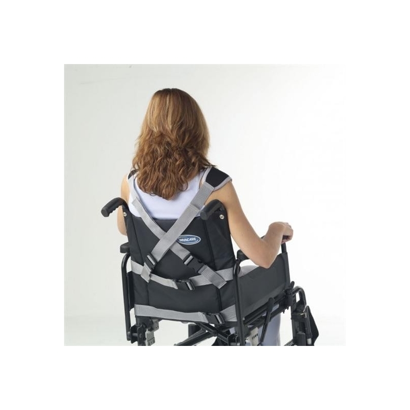 Cinturón abdominal abierto para silla de ruedas y sillas de descanso