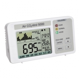 Medidor de calidad de aire | 120x66x33mm | Alarma acústica ajustable