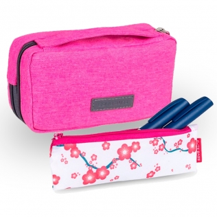 Pack 2 estuches para diabéticos | Estuche isotérmico rosa Diabetic's | Estuche isotérmico rosa Insulin's | Elite Bags