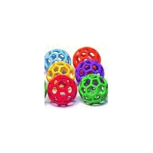Set de 6 pelotas de actividades | 10 cm | 6 colores | Caucho | Flexible | Indestructible | Una sola pieza | Varios colores