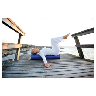 Rulo de espuma | Pilates y yoga | Ejercicios de equilibrio | Rehabilitación  | Color azul | 90x15cm