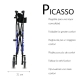 Andador plegable | Aluminio | Freno en manetas | Asiento y respaldo | 4 ruedas | Picasso | VIP | Mobiclinic - Foto 7