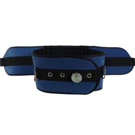 Cinturón abdominal acolchado | Cama 90 cm | Con cierre iron clip | Permite lateralización del paciente y boca arriba