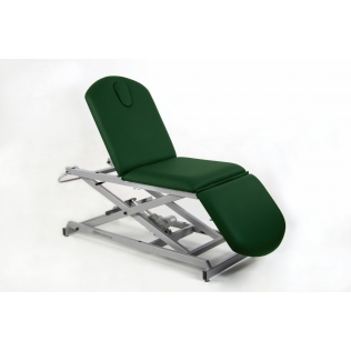 Camilla eléctrica tipo sillón de tres cuerpos | (52+62+75)x62cm | Regulable en altura | CE-0137