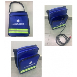 Bolsa calienta sueros para ambulancias | Con soporte y bandolera | 30x13x25cm