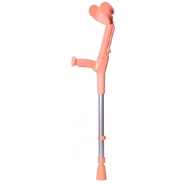Muleta infantil | Bastón inglés | Birregulable | Aluminio | Salmón | BCR-N | FORTA