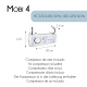 Colchón antiescaras de aire | Con compresor | TPU Nylon | Varios anchos | 20 celdas | Azul | Mobi 4 | Mobiclinic - Foto 24