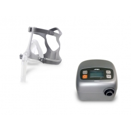Equipo para apnea sueño| Silencioso | Con máscara facial y tubo de APEX | Pantalla LCD |Cómodo | CPAP XT AUTO