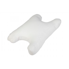 Almohada CPAP Nasal | Ergonómica | Fibra poliéster 100% siliconada | Funda extraíble de algodón | 55x33x11cm