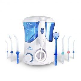 Irrigador dental familiar ID-01 | 7 cabezales funcionales | Depósito 600 ml | Mobiclinic