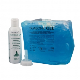Pack gel conductor para ultrasonidos | Garrafa de 5 litros | 4 unidades | Azul