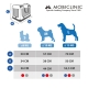 Transportín para mascotas | Varias tallas | Diferentes pesos | Plegable | Gris | Balú | Mobiclinic - Foto 28