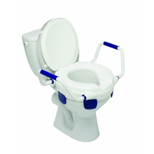 Elevador WC | Con tapa | Reposabrazos | Altura 11 cm | Hasta 110 kg | Clipper