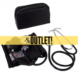 OUTLET | Pack de Tensiómetro de brazo manual y Fonendoscopio | Estetoscopio de aluminio y doble campana | Mobiclinic