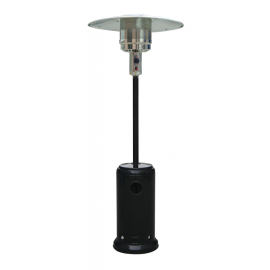 Estufa de gas exterior con ruedas | Forma de seta | Gas butano | Negro | Nilo | Mobiclinic