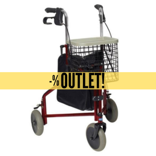 OUTLET | Andador para adultos de 3 ruedas | Delta